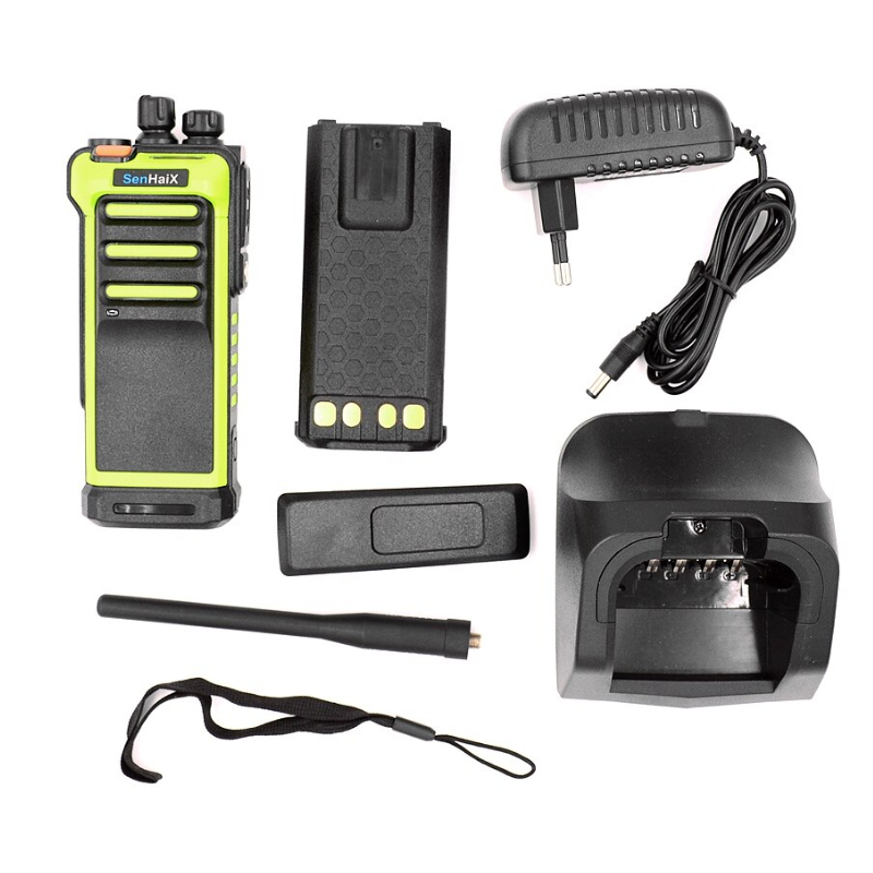 Radio Portátil Senhaix Analógico GT-10D, Con Todos Sus Accesorios