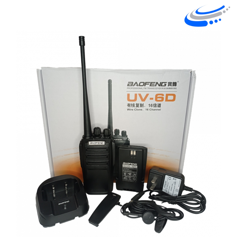 Radio Portátil Baofeng UV-6 con todos sus Accesorios